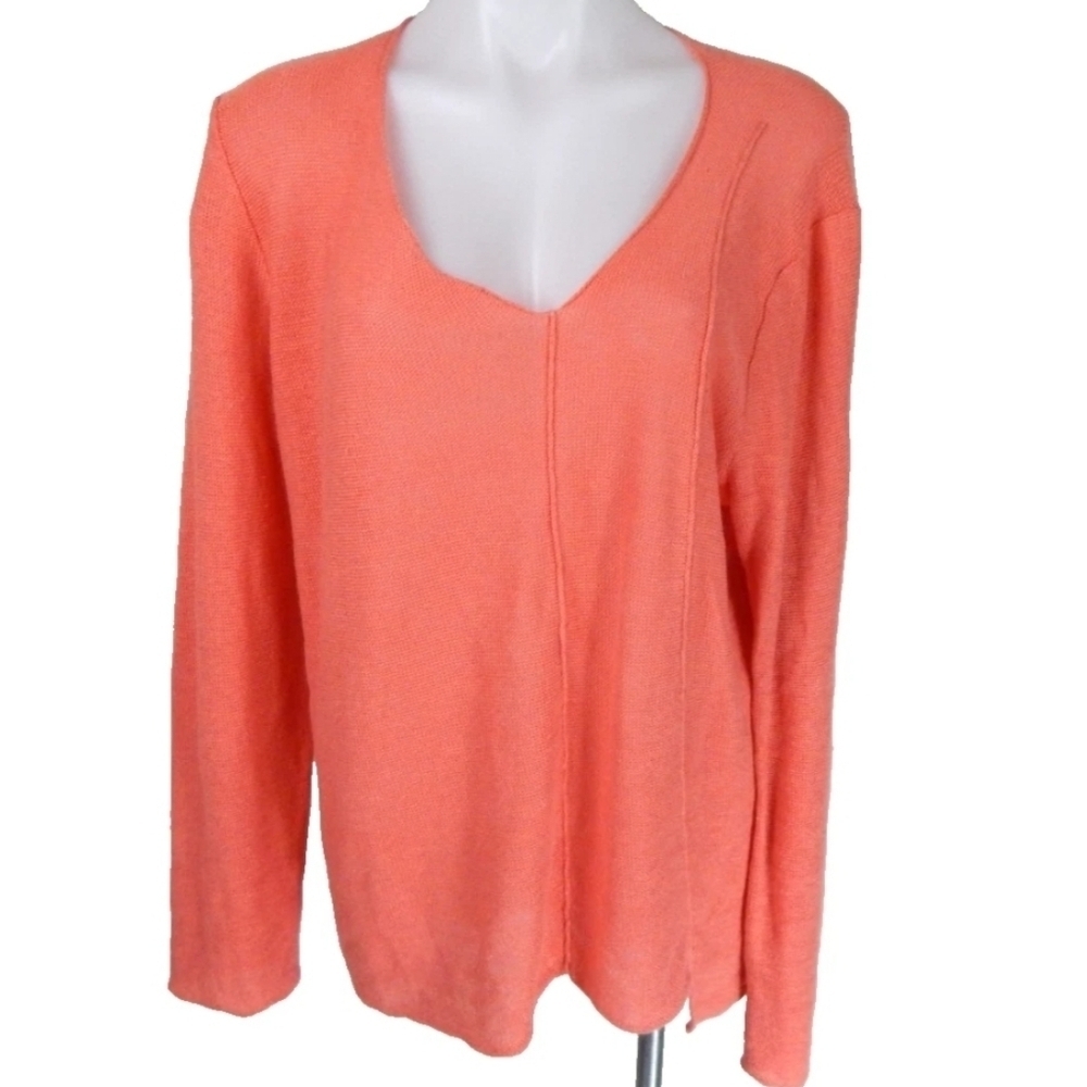 Eileen Fisher Semi Sheer Linen Sweater